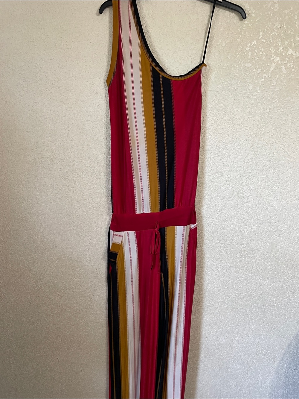 Striped Sleeveles Jumpsuit By Bam Bam